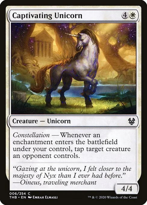 Unicornio cautivador