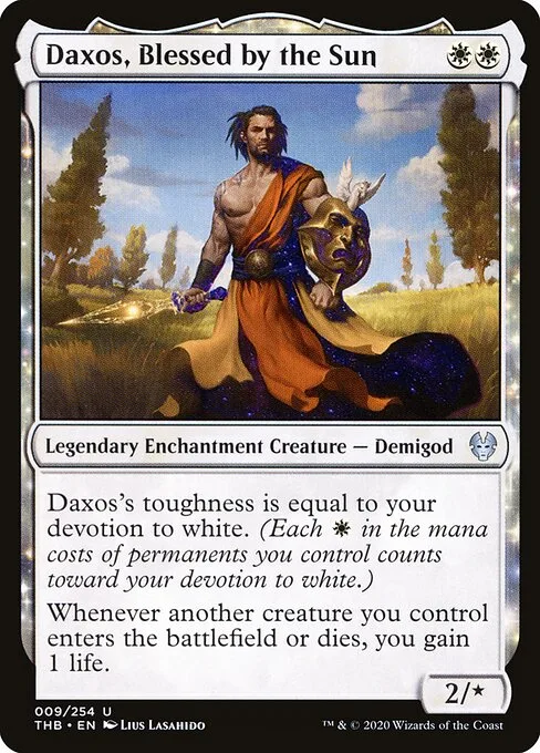 Daxos, bendecido por el sol