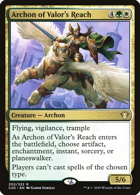 Arconte de Valor's Reach