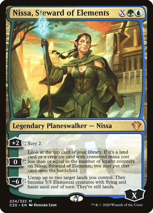 Nissa, encarnación de los elementos