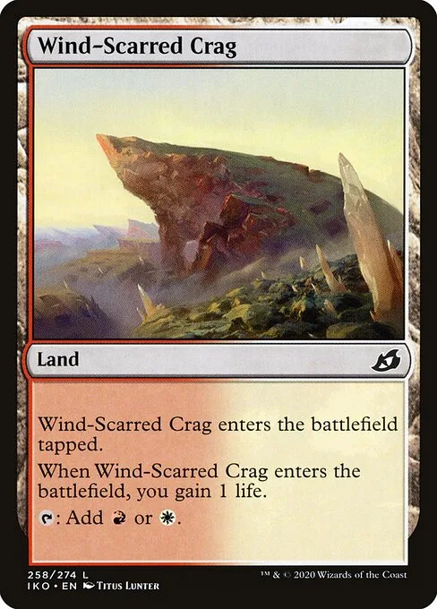 Risco cicatriz del viento