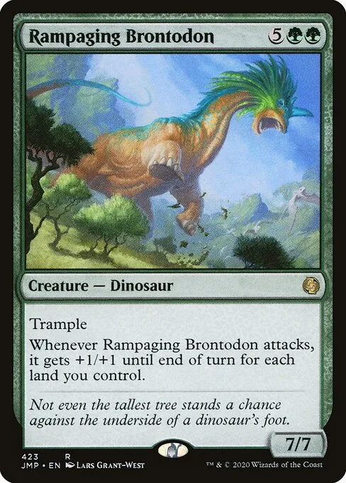 Brontodón enfurecido