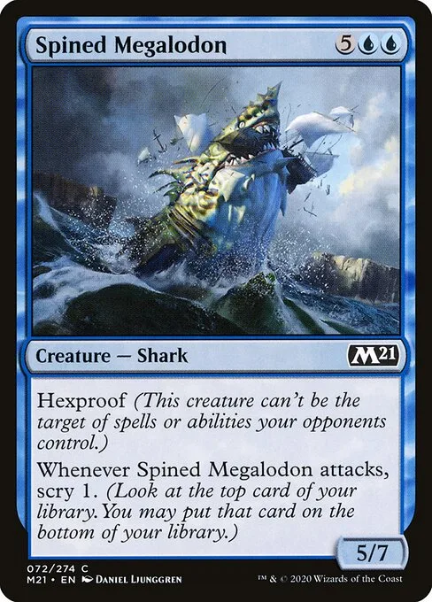 Megalodón con púas