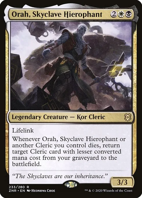 Orah, hierofante de aerorruina