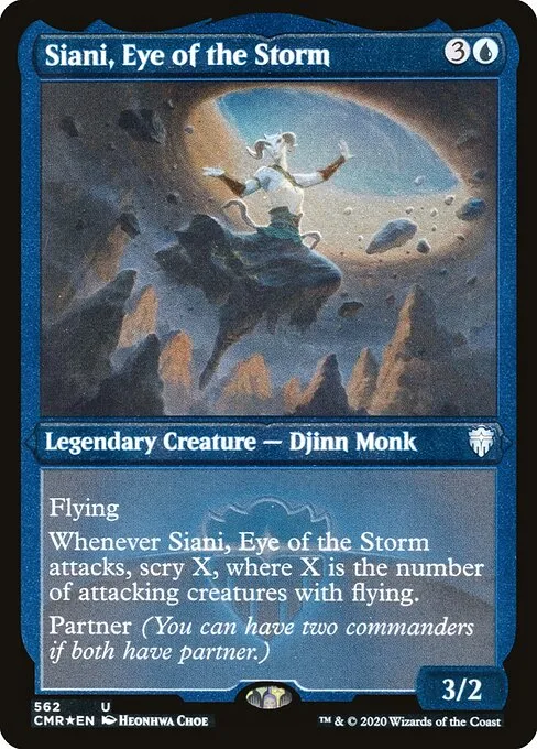 Siani, Ojo de la Tormenta