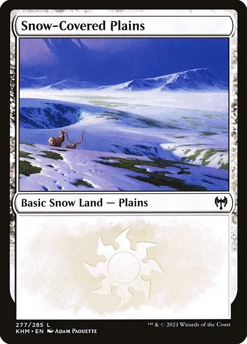 Llanura nevada