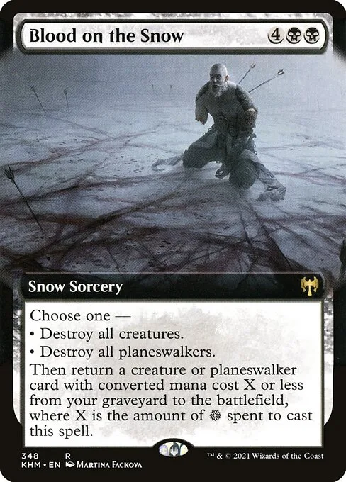 Sangre en la nieve