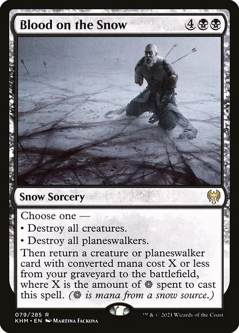 Sangre en la nieve