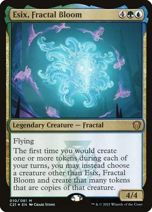 Ésix, flor de fractales