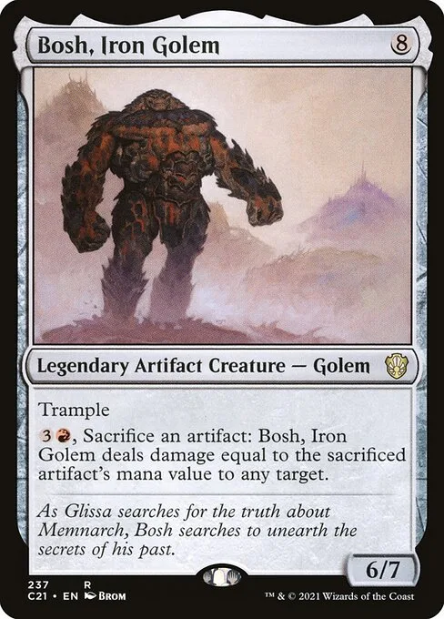 Bosh, gólem de hierro