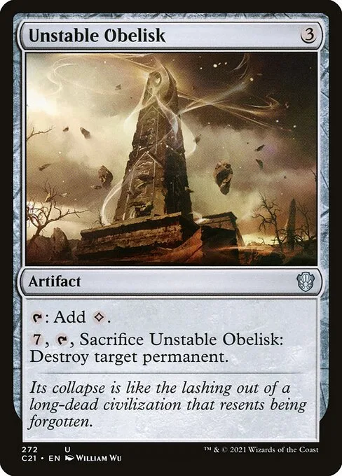 Obelisco inestable