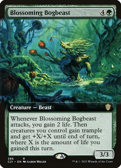 Bestia cenagosa floreciente
