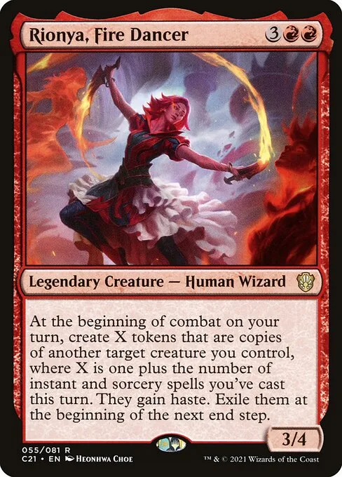 Rionya, bailarina de fuego
