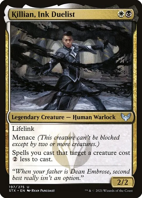 Killian, duelista de tinta