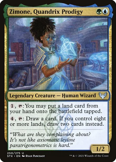 Zimone, prodigio de Quándrix
