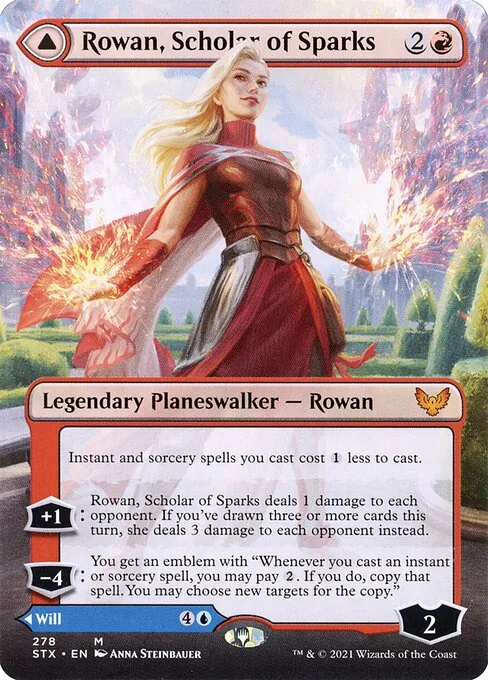 Rowan, erudita de las chispas // Will, erudito de la escarcha