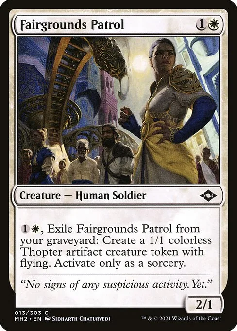 Vigilante de la feria