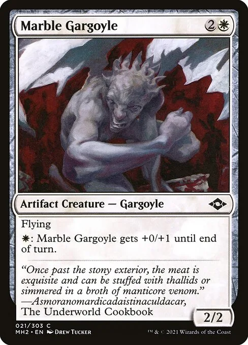 Gárgola de mármol