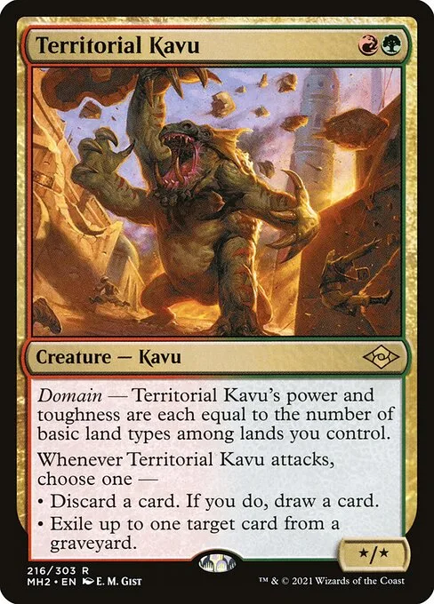 Kavu territorial
