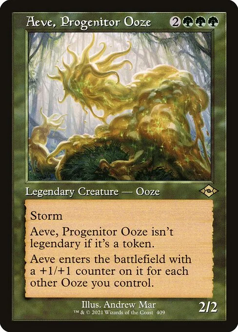 Aeve, cieno progenitor