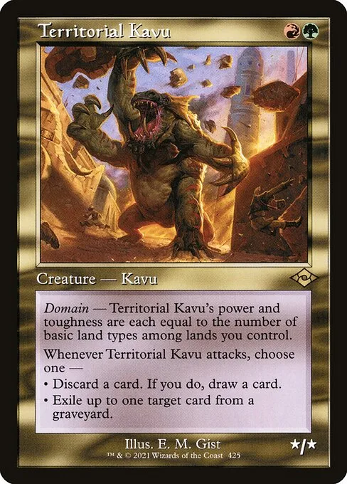 Kavu territorial