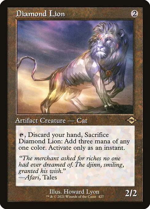 León de diamante