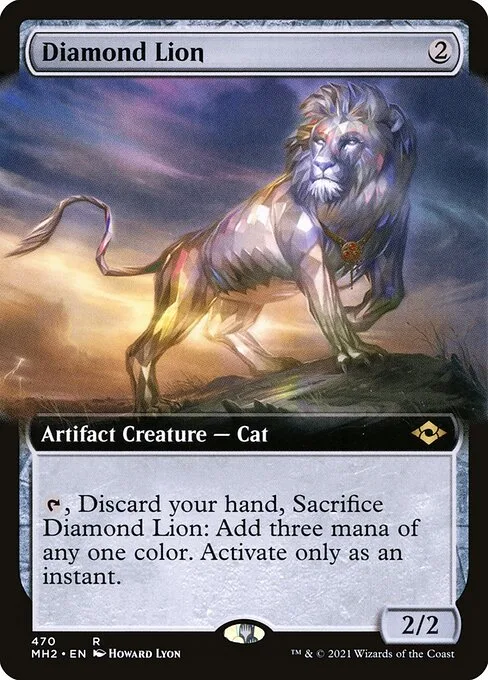 León de diamante