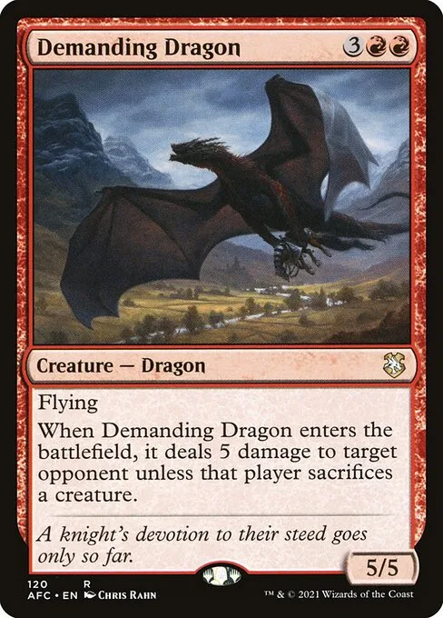 Dragón exigente