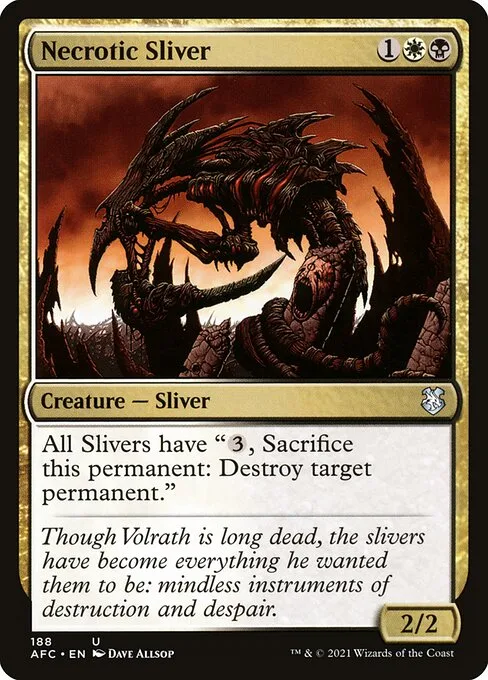 Fragmentado necrótico