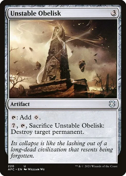 Obelisco inestable