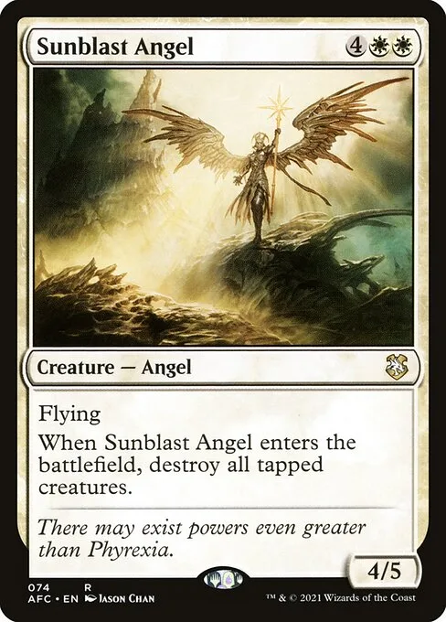 Ángel ráfaga solar
