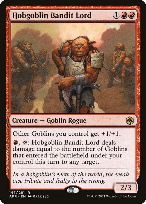 Señor de los bandidos hobgoblin