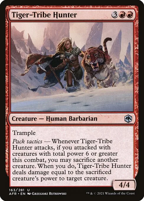 Cazadora de la tribu del Tigre