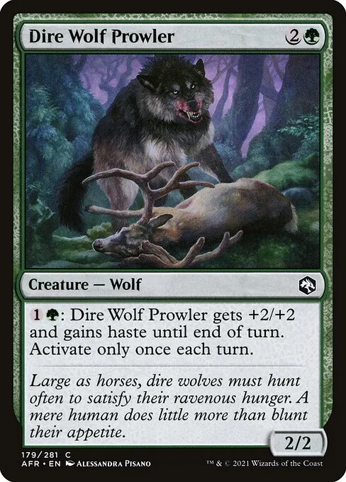 Lobo terrible rondador