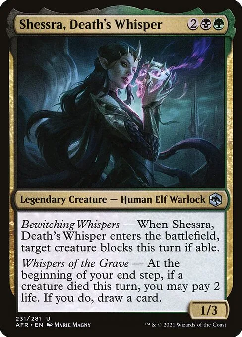Shessra, susurro de la muerte
