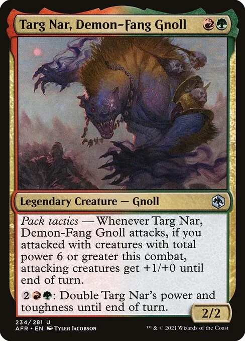 Targ Nar, gnoll colmillo demoníaco