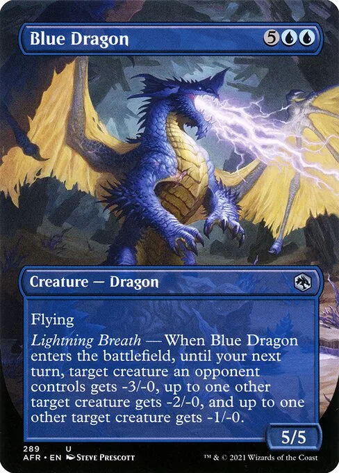 Dragón azul