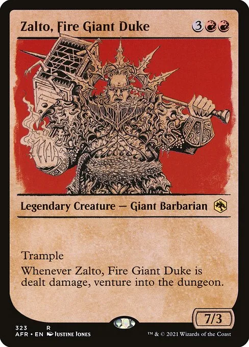 Zalto, duque gigante de fuego