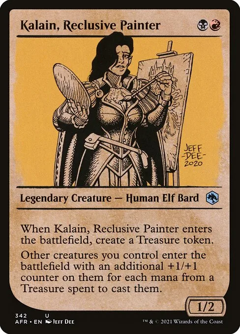 Kalain, pintora solitaria