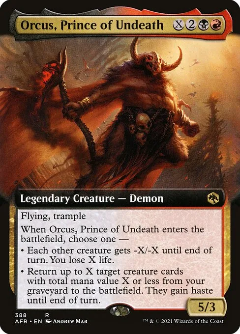 Orcus, Príncipe de la Muerte en Vida