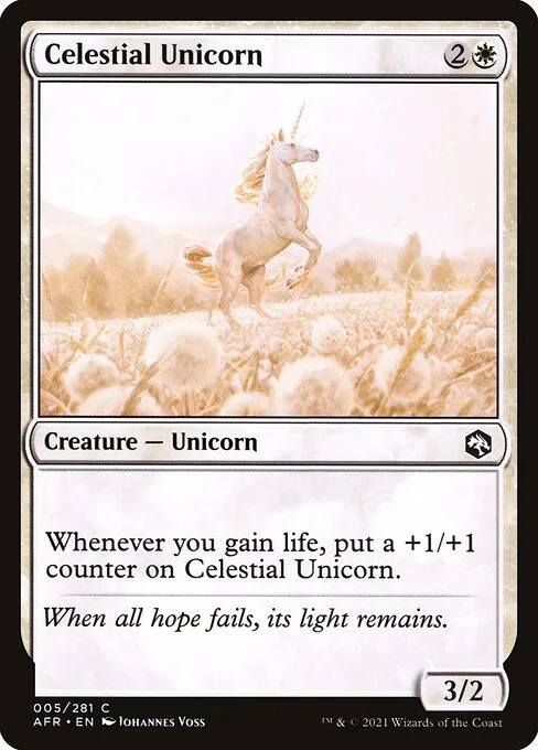 Unicornio celestial