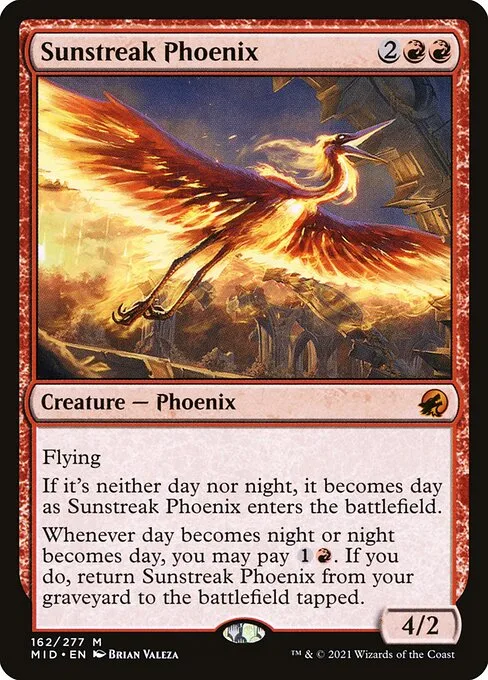 Fénix de plumas solares
