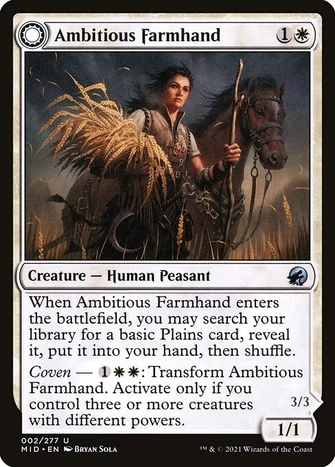 Agricultora ambiciosa // Cátara experimentada