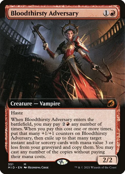 Adversaria sedienta de sangre