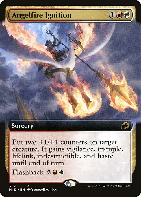 Ignición de fuego angelical