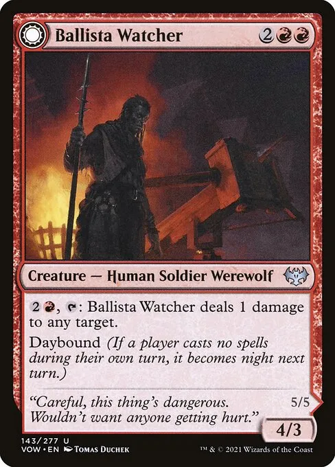 Vigilante de la ballesta // Portador de la ballesta