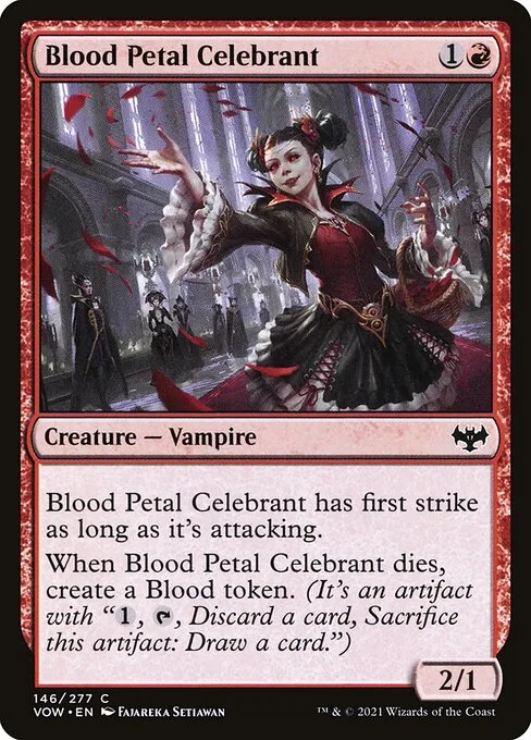 Celebrante de los pétalos de sangre