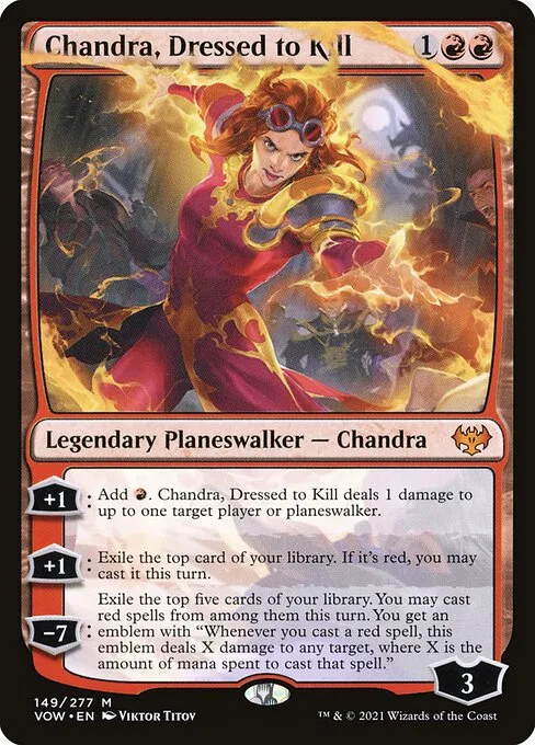 Chandra, vestida para matar