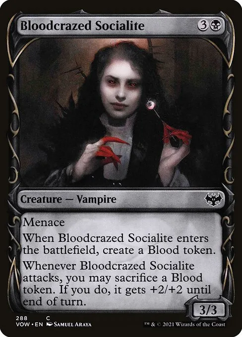 Sanguinaria de la alta sociedad
