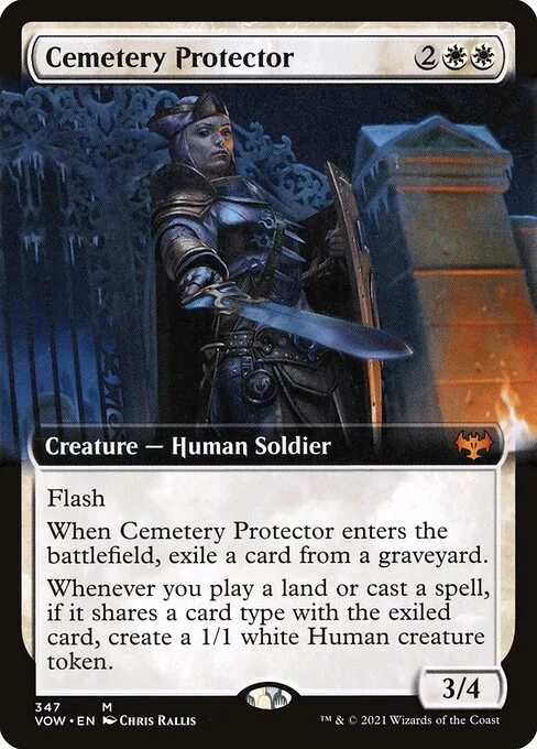 Protectora del cementerio